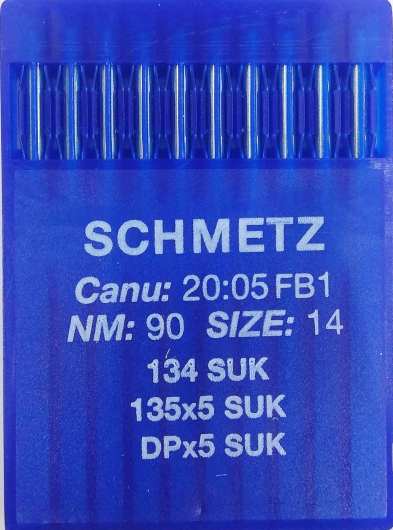 Иглы Schmetz DPx5, SUK №90 для промышленных швейных машин