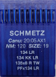 Иглы для кожи Schmetz DPx5 LR (134 LR) №120 для промышленных швейных машин