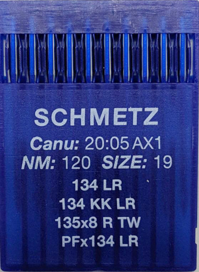 Иглы для кожи Schmetz DPx5 LR (134 LR) №120 для промышленных швейных машин