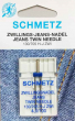 Игла двойная для джинса Schmetz №4,0/100