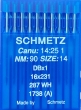 Иглы универсальные Schmetz DBх1 №90 для промышленных швейных машин