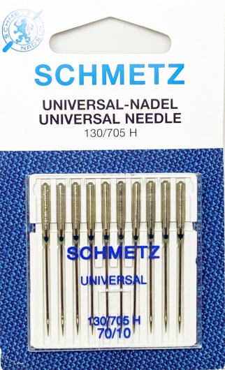 Иглы универсальные Schmetz №70 в наборе 10 игл