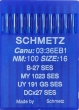 Иглы для трикотажа Schmetz DCx27, SES №100 для промышленных оверлоков