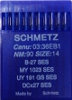 Иглы для трикотажа Schmetz DCx27, SES №90 для промышленных оверлоков