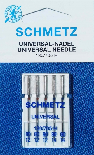 Иглы универсальные Schmetz ассорти №80-90