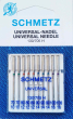 Иглы универсальные Schmetz ассорти №70-100 в наборе 10 игл