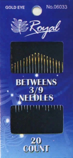 Набор полудлинных игл для шитья Royal (06033)