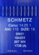 Иглы универсальные Schmetz DBх1 №110 для промышленных швейных машин