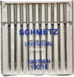 Иглы универсальные Schmetz №100 в наборе 10 игл