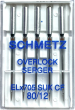 Иглы для оверлока трикотажные Schmetz №80