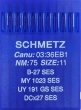 Иглы для трикотажа Schmetz DCx27, SES №75 для промышленных оверлоков