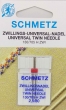Игла двойная универсальная Schmetz №2,5/80