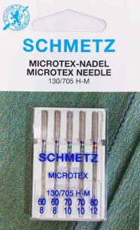Иглы Microtex Schmetz ассорти №60-80