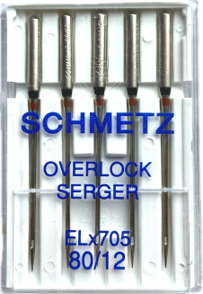 Иглы для оверлока Schmetz №80