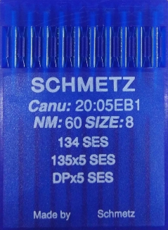 Иглы для трикотажа Schmetz DPx5, SES №60 для промышленных швейных машин