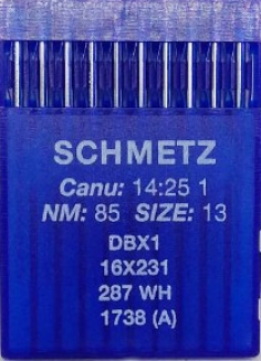 Иглы универсальные Schmetz DBх1 №85 для промышленных швейных машин