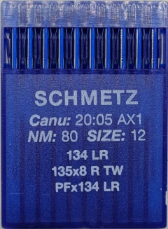 Иглы для кожи Schmetz DPx5 LR (134 LR) №80 для промышленных швейных машин