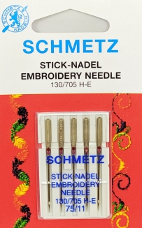 Иглы для вышивания Schmetz №75 