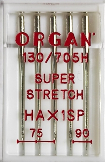 Иглы супер стрейч Organ ассорти №75-90