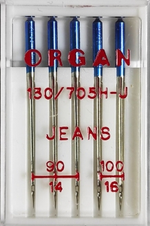 Иглы для Джинса Organ ассорти №90-100