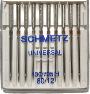 Иглы универсальные Schmetz №80 в наборе 10 игл