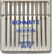 Голки універсальні Schmetz №80 в наборі 10 голок