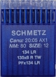Голки для шкіри Schmetz DPx5 LR (134 LR) №80 для промислових швейних машин