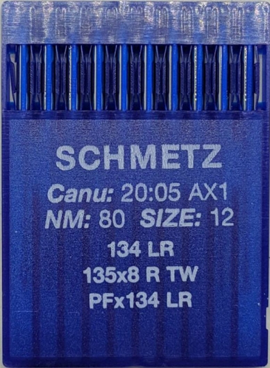 Голки для шкіри Schmetz DPx5 LR (134 LR) №80 для промислових швейних машин