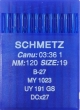 Голки Schmetz DCx27 №120 для промислових оверлоків