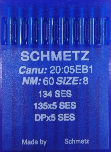Голки для трикотажу Schmetz DPx5, SES №60 для промислових швейних машин