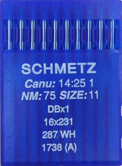 Голки універсальні Schmetz DBх1 №75 для промислових швейних машин