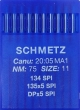 Голки Schmetz DPx5, SPI №75 для промислових швейних машин