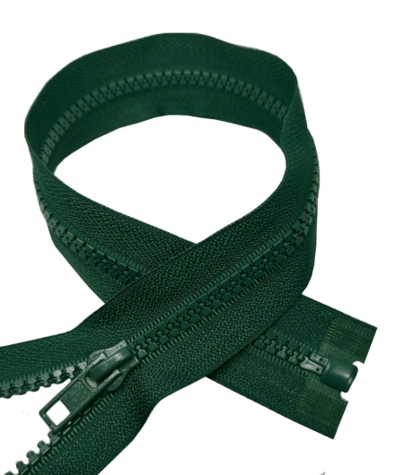 Блискавка тракторна роз'ємна зелена №5, 80см
