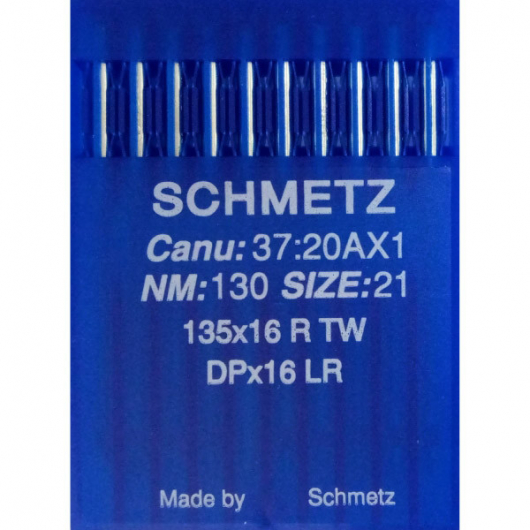 Голки Schmetz DPx16 LR для шкіри (DPx17 LR) №130 для безпосадкових промислових швейних машин