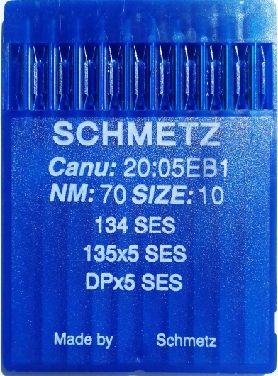 Голки для трикотажу Schmetz DPx5, SES №70 для промислових швейних машин