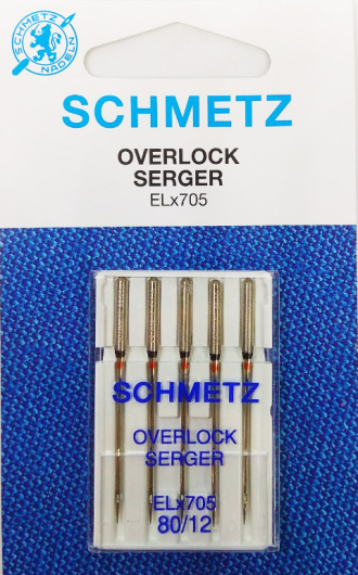 Голки для оверлока Schmetz №80