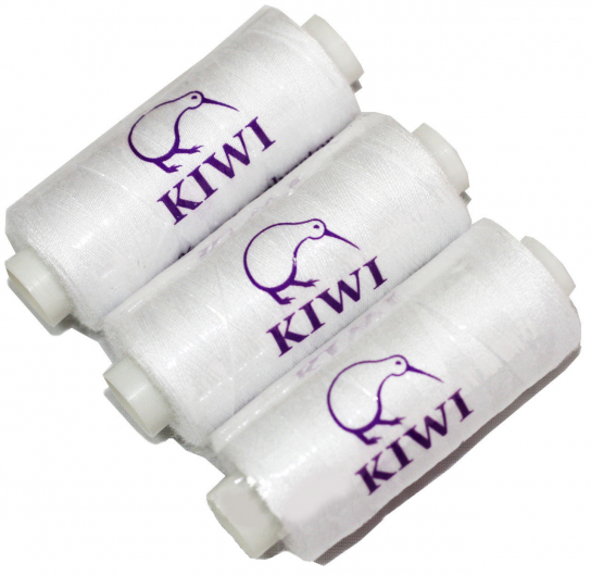 Нитки швейні білі KIWI №40
