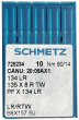 Голки для шкіри Schmetz DPx5 LR (134 LR) №90 для промислових швейних машин