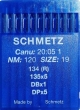 Голки універсальні Schmetz DPx5 №120 для промислових швейних машин