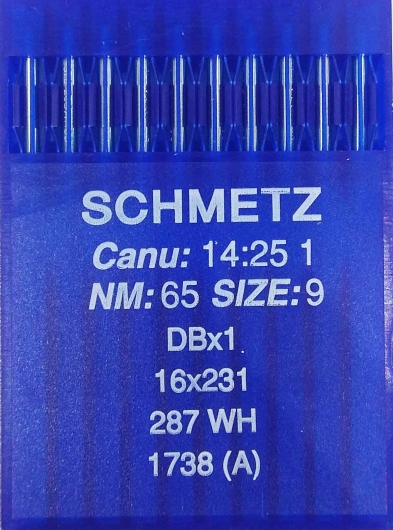 Голки універсальні Schmetz DBх1 №65 для промислових швейних машин